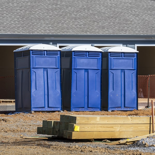 what is the cost difference between standard and deluxe portable restroom rentals in Southeastern